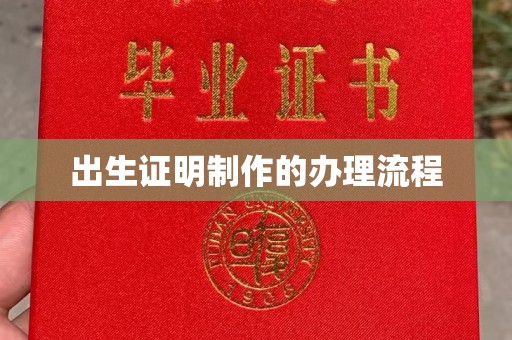 三门峡出生证明制作的办理流程